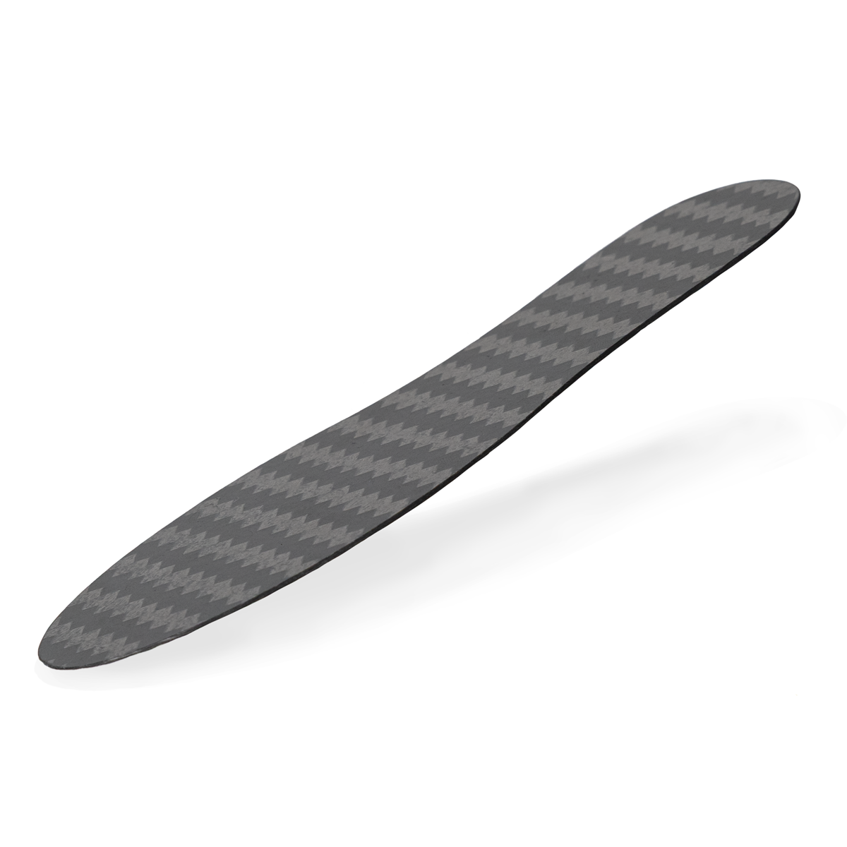 Product image of Kiddie Composite Footplate Flat carbon fiber insole. An orthotic product from Allard.